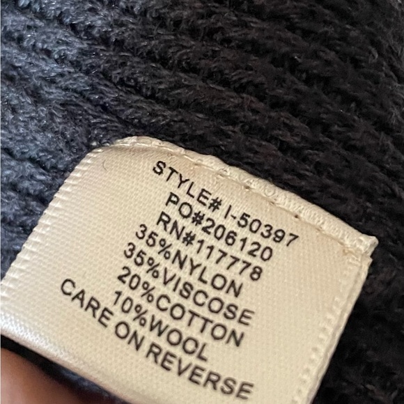 Lovestitch Ombré Open Front Long Duster Sweater Vest S/M Navy/Grey - Picture 5 of 12